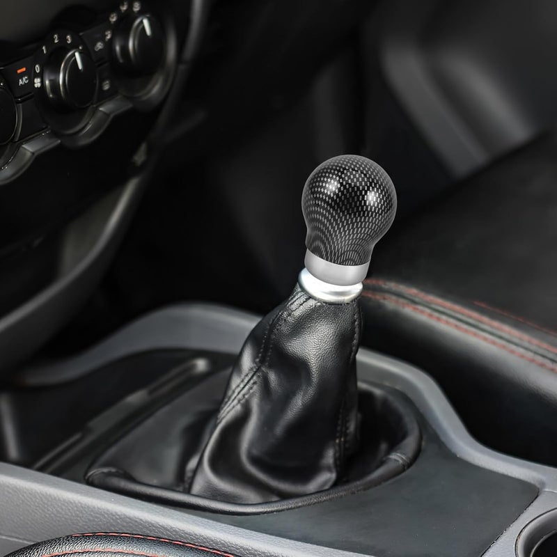 Carbon Fiber Shift Knob Ball Manual Gear Shifting Knob Universal Short Throw Lightweight Automotive Replacement Part for Car Interior Upgrade - Image 5