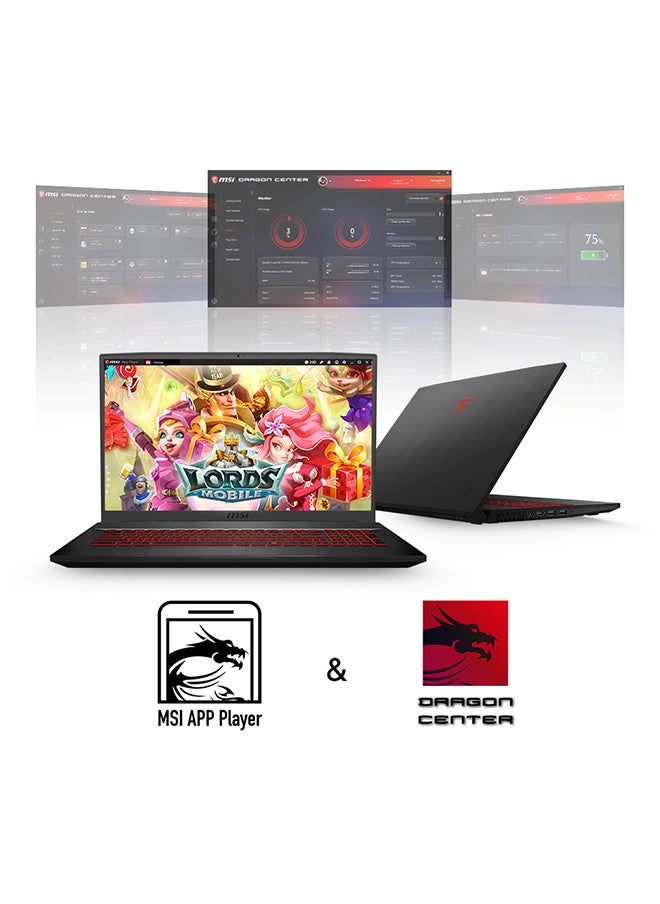 GP65 Leopard Laptop With 15.6-Inch Display, Core i7, 10th Gen Processor/16GB RAM/1TB HDD + 256GB SSD Hybrid Drive/8GB NVIDIA GeForce RTX2070 Graphics Card Black