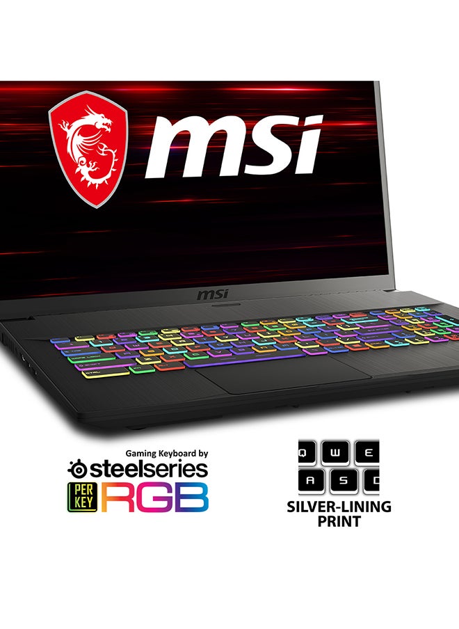GP65 Leopard Laptop With 15.6-Inch Display, Core i7, 10th Gen Processor/16GB RAM/1TB HDD + 256GB SSD Hybrid Drive/8GB NVIDIA GeForce RTX2070 Graphics Card Black