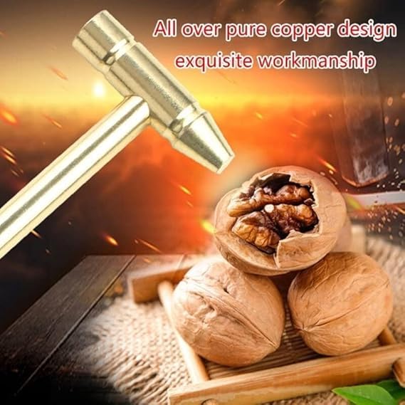 Nityasiddh 5 in 1 Small Metal Hammer Screwdriver Multitool Set with AntiSlip Grip Handle and Claw Hammer Metal Portable Hammer Mini Hathodi Pack of 1 - Image 3