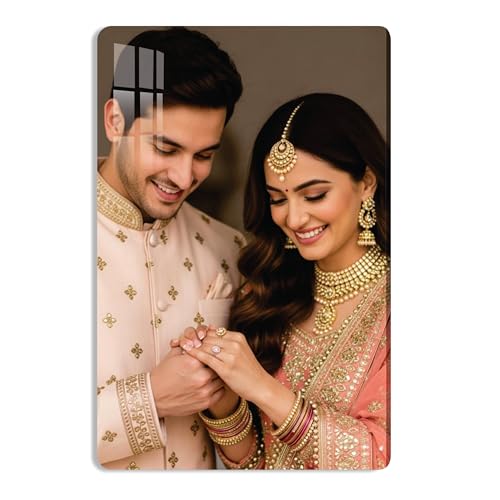 Giftplease Customized Acrylic Photo Frame | Personalized Wall Mount Frameless Picture Frame | Customize Photo Frames with Photo | Birthday Photo Frame | Personalised custom Gift for Special Moments - Image 1