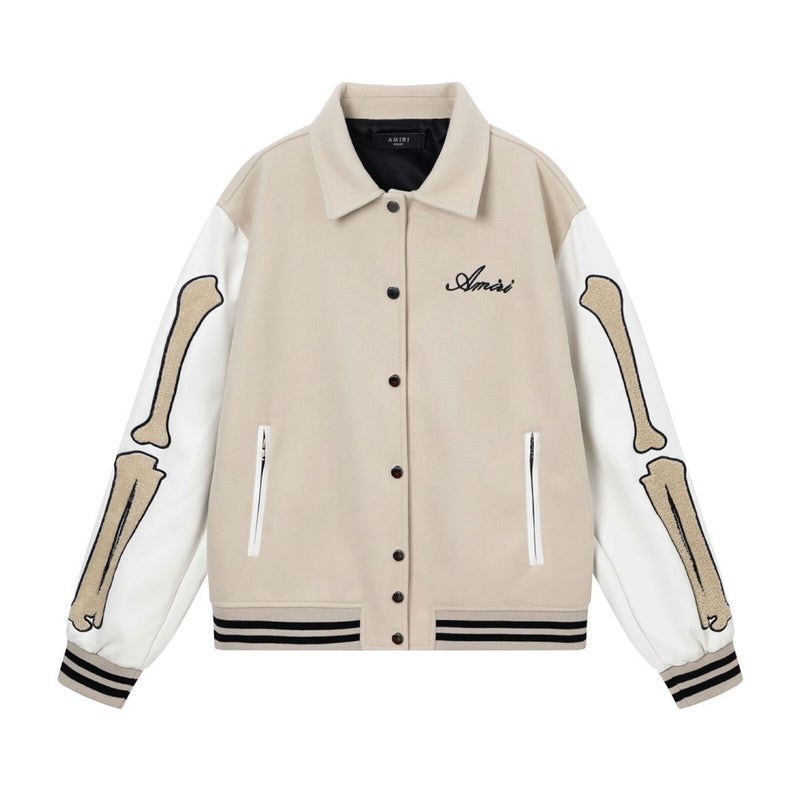 Trendy Brand Baseball Jacket For Am1R1 Icon New Casual Versatile Color-Blocking Women'S Jacket Top - Image 5