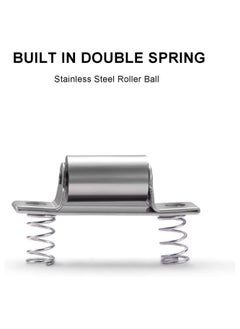 Y&D Concealed Stainless Steel Door Roller Catches, Size 20mm for Cabinet, Kitchen, Bathroom, Bedroom, Cupboards, Wardrobes, Latches Locks Stopper, 2 Pieces  - Image 5