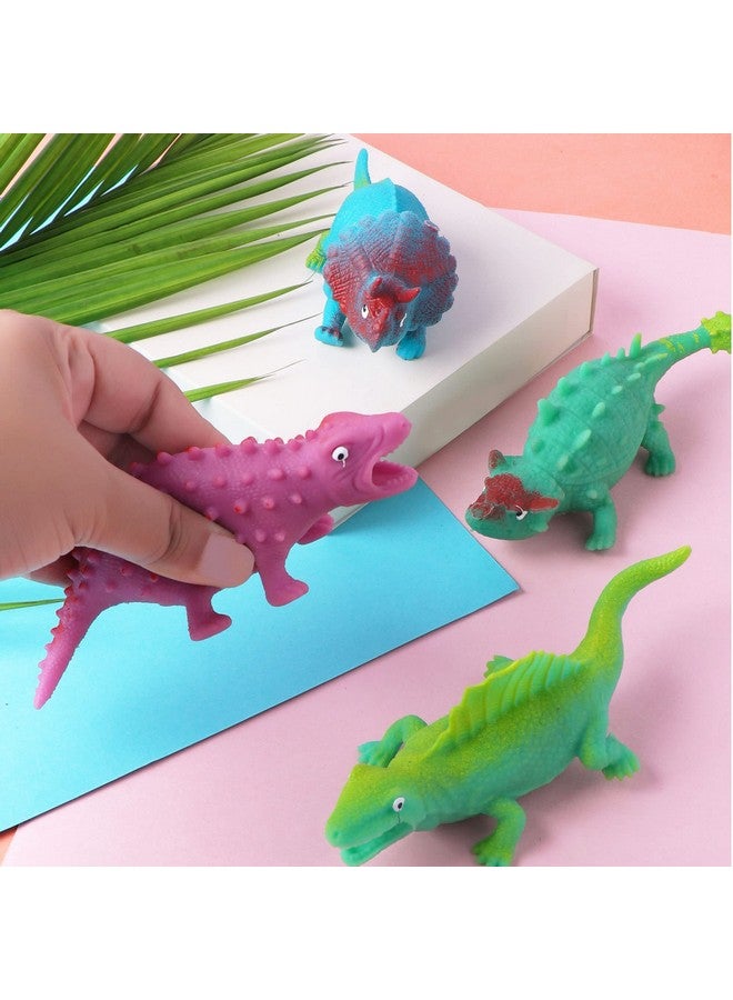 Chocozone Pack of 4 Squishy Toys Squeeze Animals Squeeze Toys Stress Balls Cute Pop Out Toys for Kids - Image 5