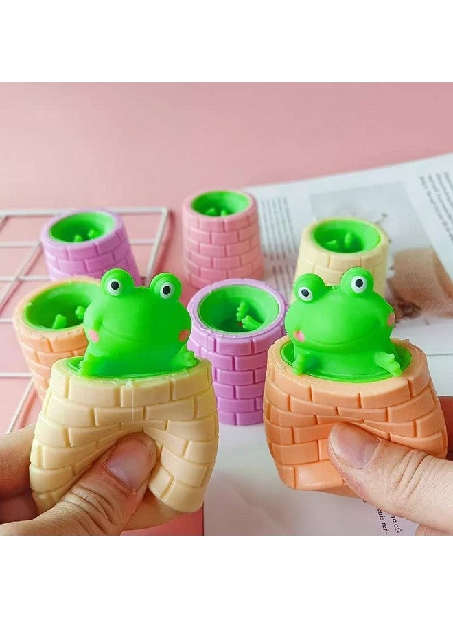 Chocozone Pack of 4 Squishy Toys Squeeze Animals Squeeze Toys Stress Balls Cute Pop Out Toys for Kids - Image 2