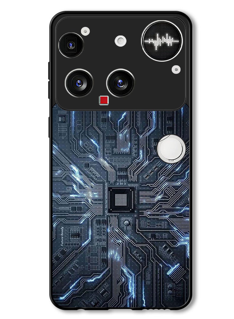 Theodor Case Compatible with Nothing Phone (3) 6.67 Inch Protection Shockproof Bumper Cover Hardware Circuit - Image 1