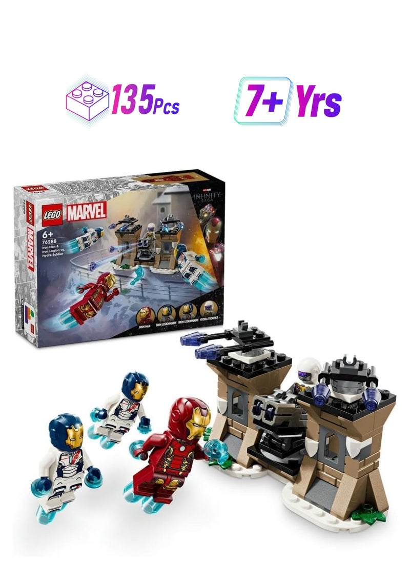 LEGO LEGO Marvel Iron Man & Iron Legion VS Hydra Soldier 76288  - Image 1