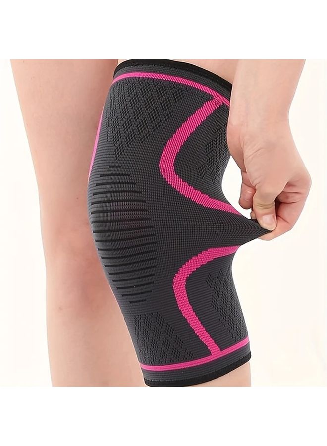 Blue Compression Knee Sleeve for Men Women XXXL Breathable Support Running Workout - Image 1