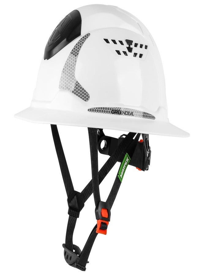 GREEN DEVIL Matrix Full Brim Hard Hat Vented Construction Safety Helmet OSHA Approved Cascos De Construccion Work Hardhat for Men&Women - Image 1