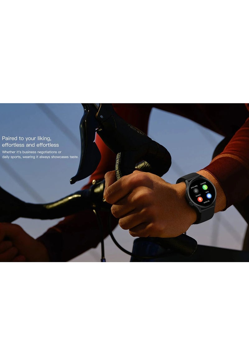 PEJE - PEJE ZW10-AMD AMOLED Display, 7 Days Battery, IP68 Waterproof, 123+ Sports Modes, Heart-Rate, Bluetooth 5.2 Voice Calling, iOS/Android Compatibility, 2 Bands - Image 1