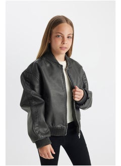 DeFacto Girl Regular Fit Bomber Long Sleeve Coat  - Image 4