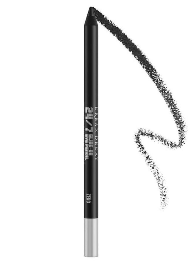 أوربان ديكاي - قلم تحديد العيون المقاوم للماء 24/7 من Urban Decay بلون Zero - يدوم طويلاً، مقاوم للتلطخ، أسود نابض بالحياة غير لامع مع كحل لؤلؤي عائم خفيف، يدوم طوال اليوم - كريمي، سهل الاستخدام - 1.2 جم / 0.04 أونصة - Image 1