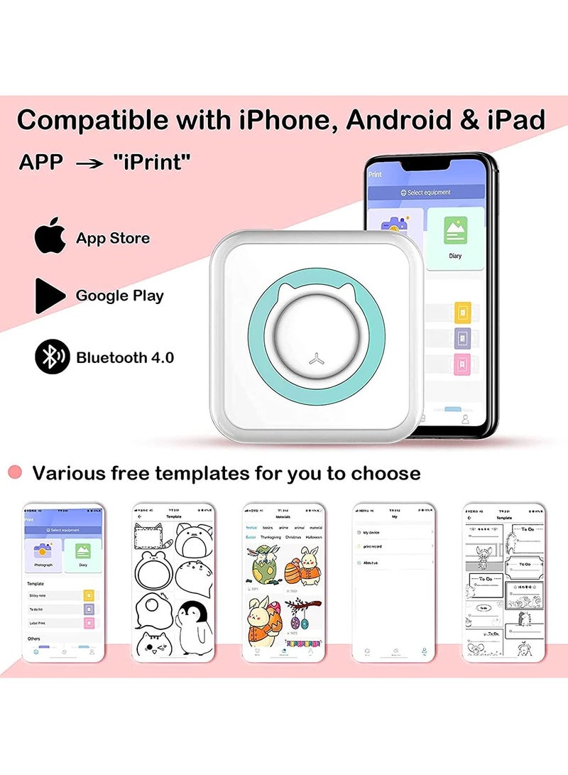 Mini Bluetooth Label Maker Wireless Portable Thermal Label Printer Compatible with iOS Android Use for Home Office and Store Organization  - Image 3