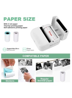 Generic Mini Bluetooth Label Maker Wireless Portable Thermal Label Printer Compatible with iOS Android Use for Home Office and Store Organization  - Image 5