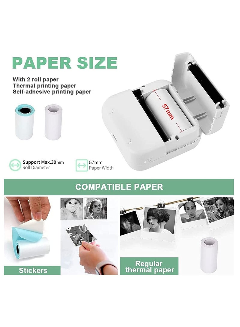 Mini Bluetooth Label Maker Wireless Portable Thermal Label Printer Compatible with iOS Android Use for Home Office and Store Organization  - Image 5