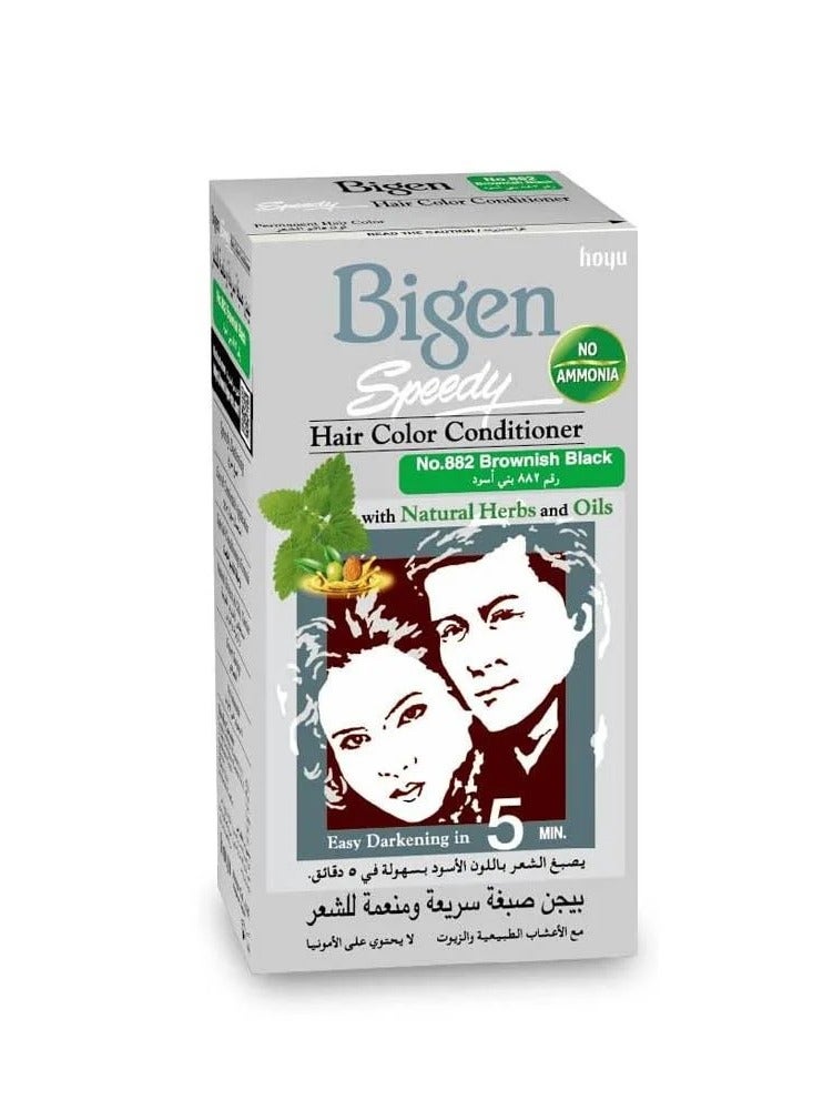 بايجن بيجن صبغة شعر سريعة بدون امونيا - بني اسود رقم 882 - Image 1