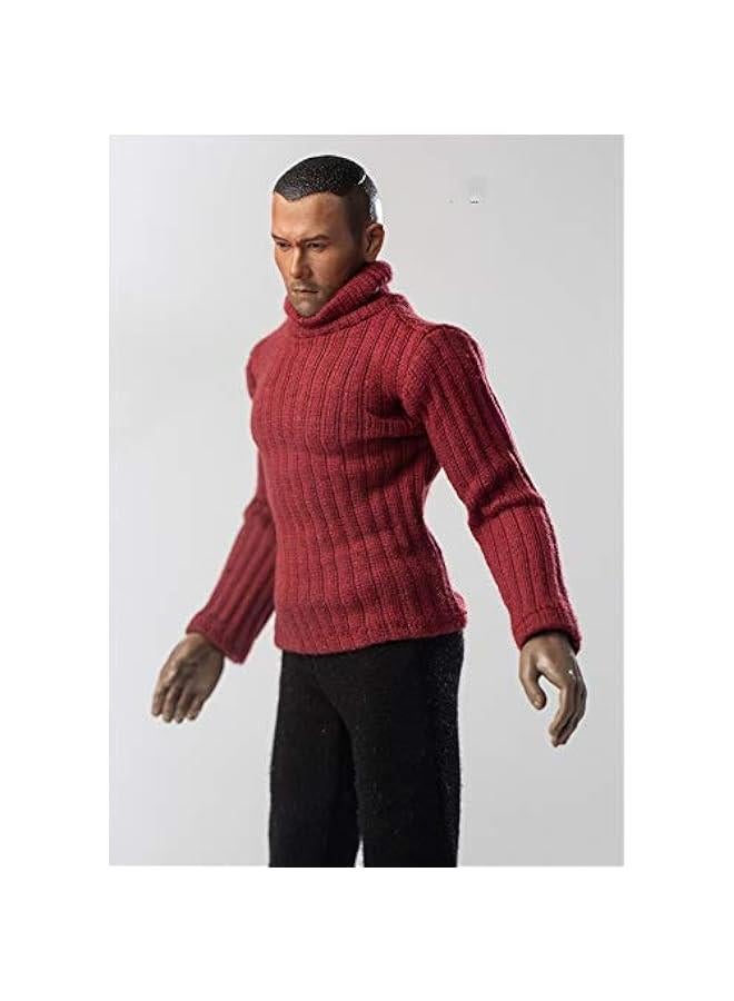 1/6 Scale Male Figure Doll Clothes, Sweater, Costume for 12 inch Male Action Figure Phicen/TBLeague CM057 (Red)  - Image 1
