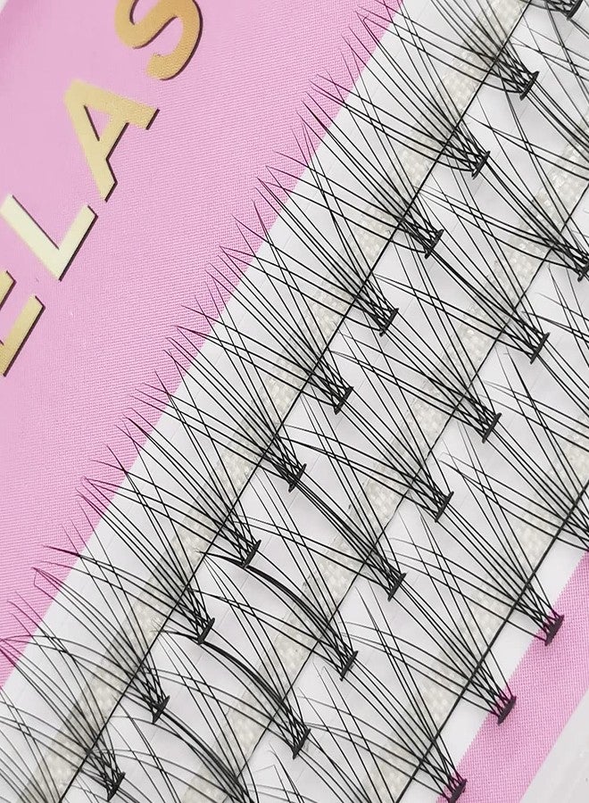 ADIYA Fishtail Eyelash Extensions 8-14mm Single Cluster Fans Eyelashes Fashion Fish Tail Fairy Eyelashes C Curl Super Natural Grafting Eyelash Dovetail Fly Eyelash / A/M Shape Eyelashes / Premade Spikes/10D Lashes (11mm, 10D Lashes) - Image 4