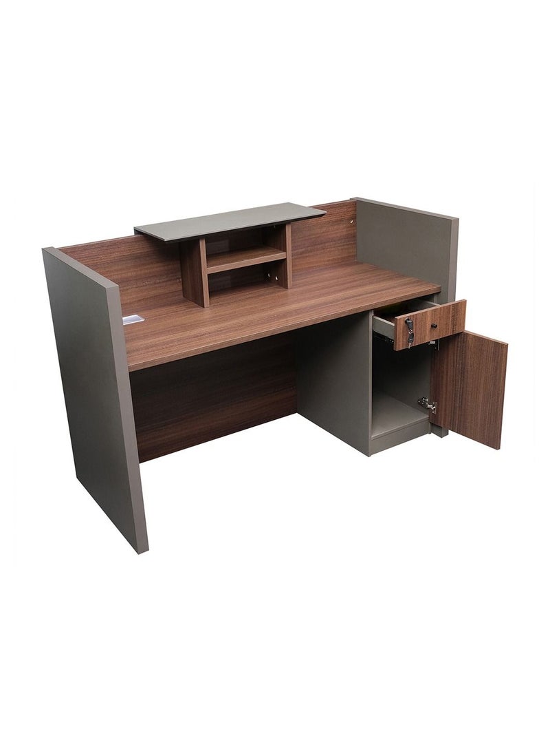 HUIMEI Huimei BT-1801 Reception Table Brown Color  - Image 4