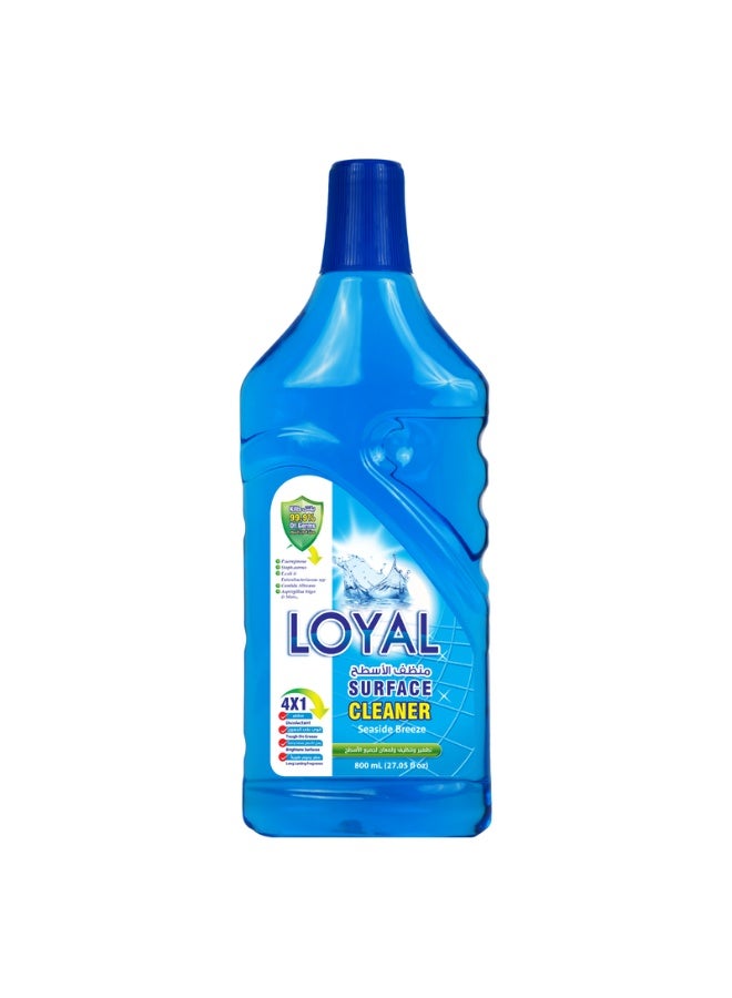 loyal Surface Cleaner Sea Breeze with Disinfectant with Lasting Fragrance - 800 ml - Image 1