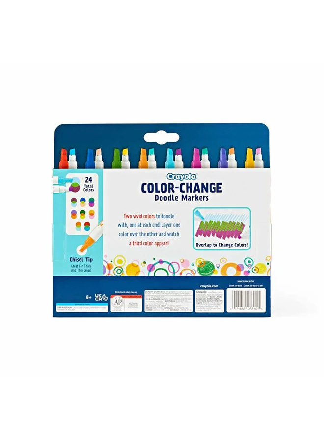 Crayola 8 Ct Color Change Doodle Markers