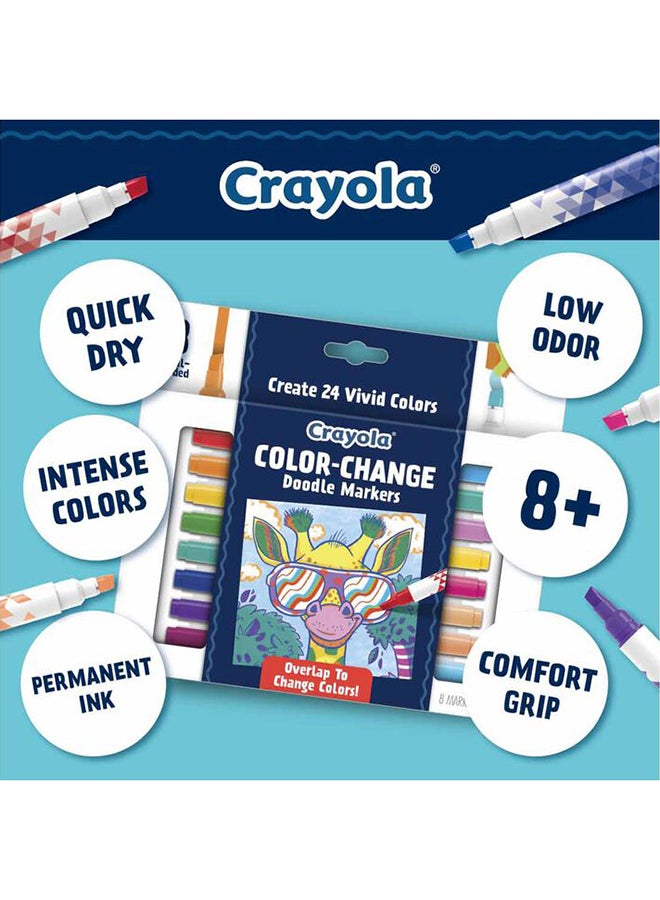 Crayola 8 Ct Color Change Doodle Markers - Image 5