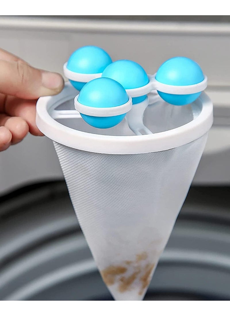 Reusable Hair Lint Catcher Removal Washing Machine Filter Cleaning Laundry Ball  - Image 2