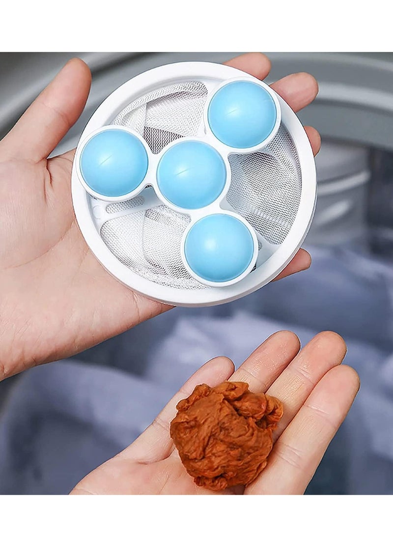 Reusable Hair Lint Catcher Removal Washing Machine Filter Cleaning Laundry Ball  - Image 3