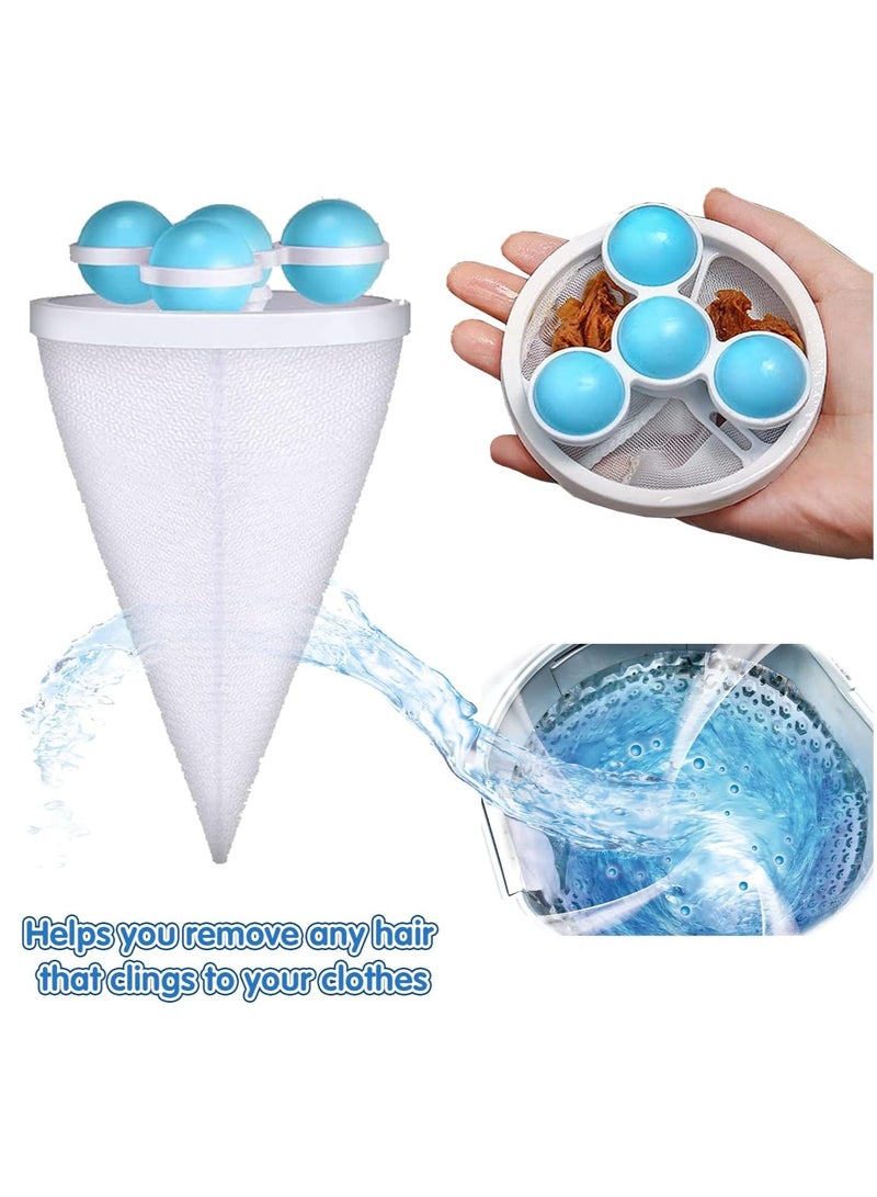 Reusable Hair Lint Catcher Removal Washing Machine Filter Cleaning Laundry Ball  - Image 4