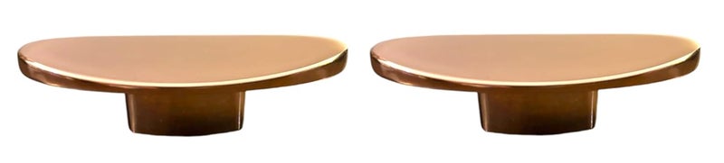 POSHOVA POSHOVA Premium Drawer Taj Knob for KitchenCabinet Pull Handles for Cupboard DrawersWindow HandleWardrobe Handle Pack of 2 Rose Gold  - Image 1