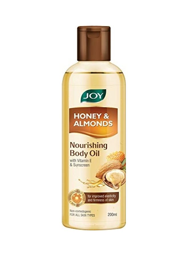 Joy Honey And Almonds Nourishing Body Oil Multicolour 200ml - Image 1