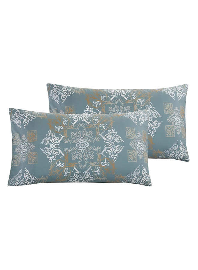 In-House Denilson | Microfiber Comforter Set 4 Pieces - King - 260x240 cm - Grey  - Image 4
