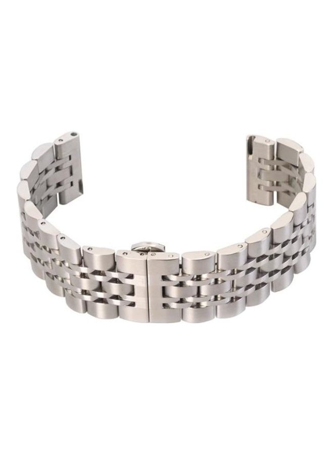 متوافق مع ساعة هواوي GT2e GT2 مقاس 46 مم. سبعة أحزمة فضي - Image 3