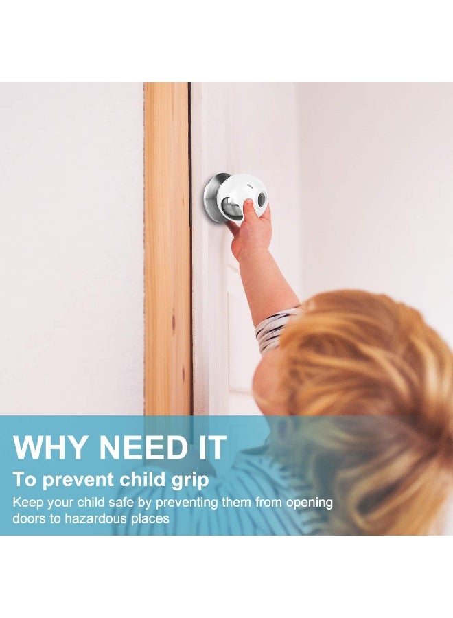 GRENFU Door Knob Safety Cover for Kids (4 Pack) - Image 2