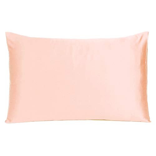 Oussum Satin Pillow case Soft & Comfortable Silk Pillowcase Solid Pillow Cover Single Pcs with Free Scrunchie (Gossamer Pink, Regular Size (18"x27") - Image 2