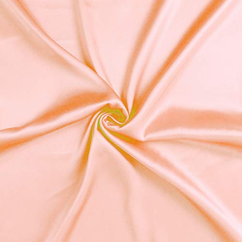 Oussum Satin Pillow case Soft & Comfortable Silk Pillowcase Solid Pillow Cover Single Pcs with Free Scrunchie (Gossamer Pink, Regular Size (18"x27") - Image 4