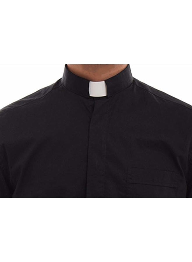 BLESSUME 5pcs Clerical Collar Tab White - Image 3