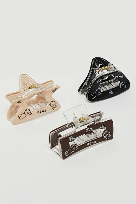أر أند بي 3 Pack Claw Clips