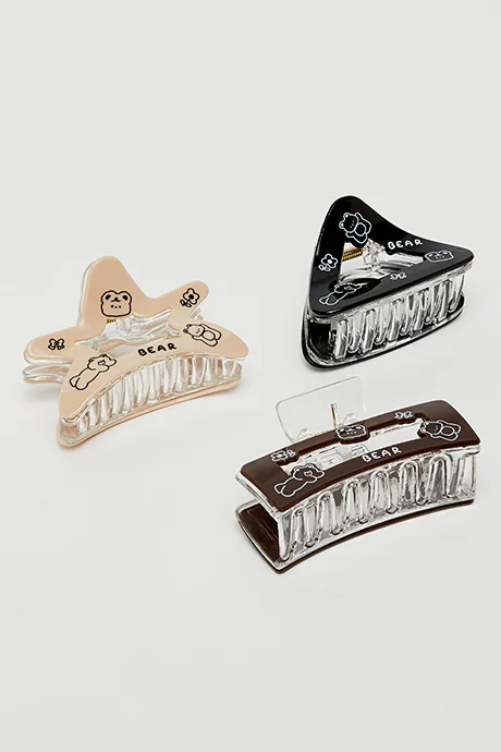 أر أند بي 3 Pack Claw Clips