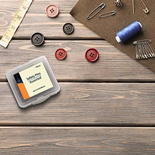 vrupin 1.5Inch/38mm Safety Pins Bulk (38mm-500pcs) - Image 4