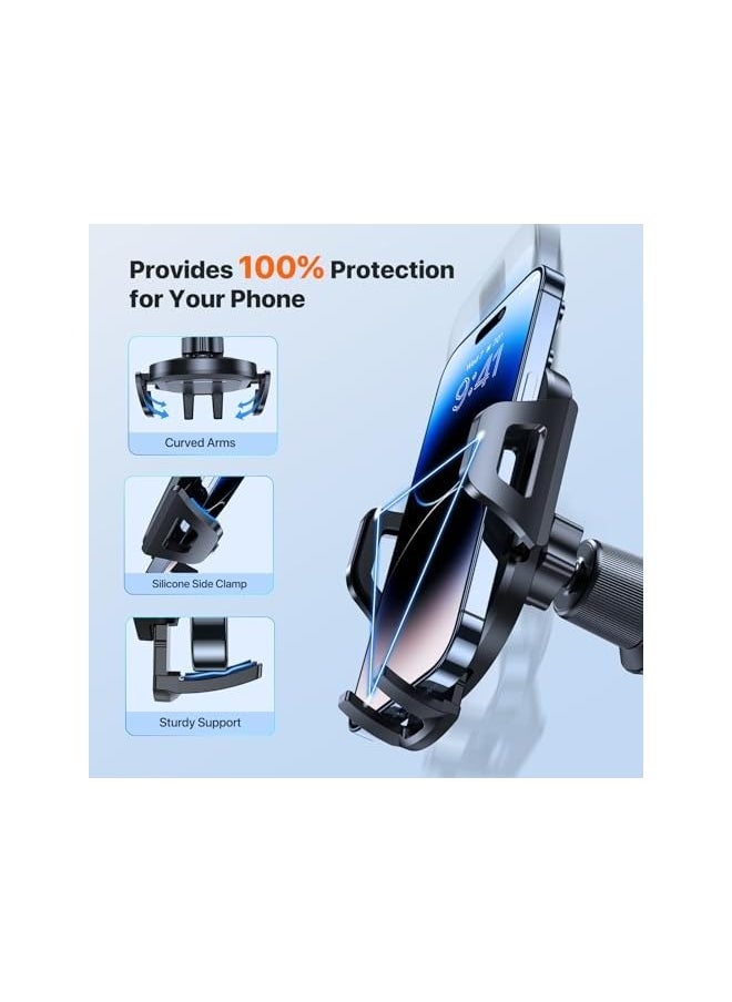 Miracase - Car Phone Holder [Newest Double Steel Hook] Phone Holder Car, Mobile Holder for Car Air Vent, Car mobile Holder - Image 1
