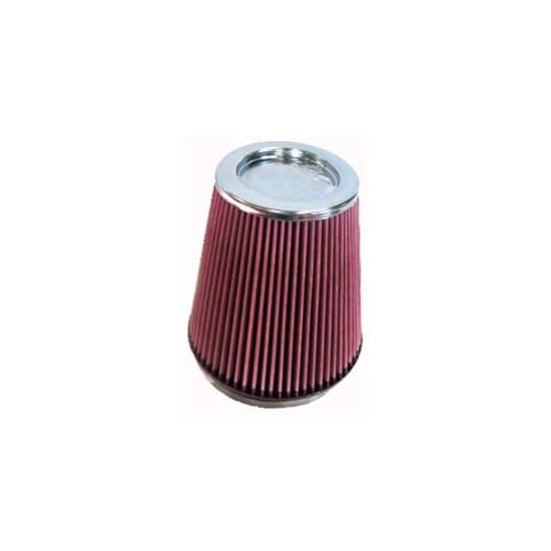 K+N K&N High-Flow Original Lifetime Universal Clamp-On Air Filter: High Performance, Premium, Washable: Flange Diameter: 6 In, Filter Height: 8 In, Flange Length: 1 In, Shape: Round Tapered, RF-1020 - Image 2