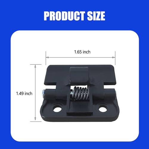 Tesnaao Pack-1 Center Console Lid Latch, Car Central Armrest Box Buckle, Durable Automobile Accessories, Compatible with Toyota 4Runner 5890812080 (Black) - Image 3