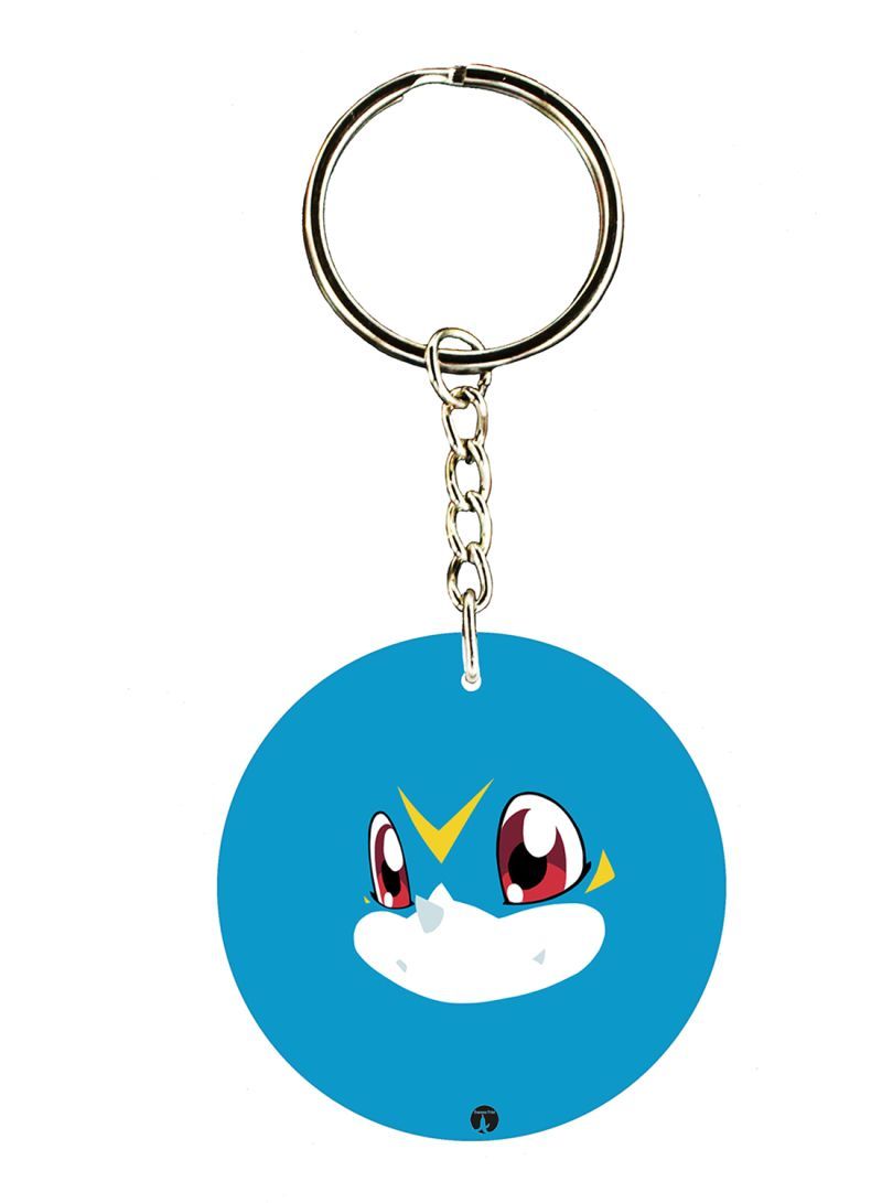 RKN Anime Digimon Double Side Printed Keychain