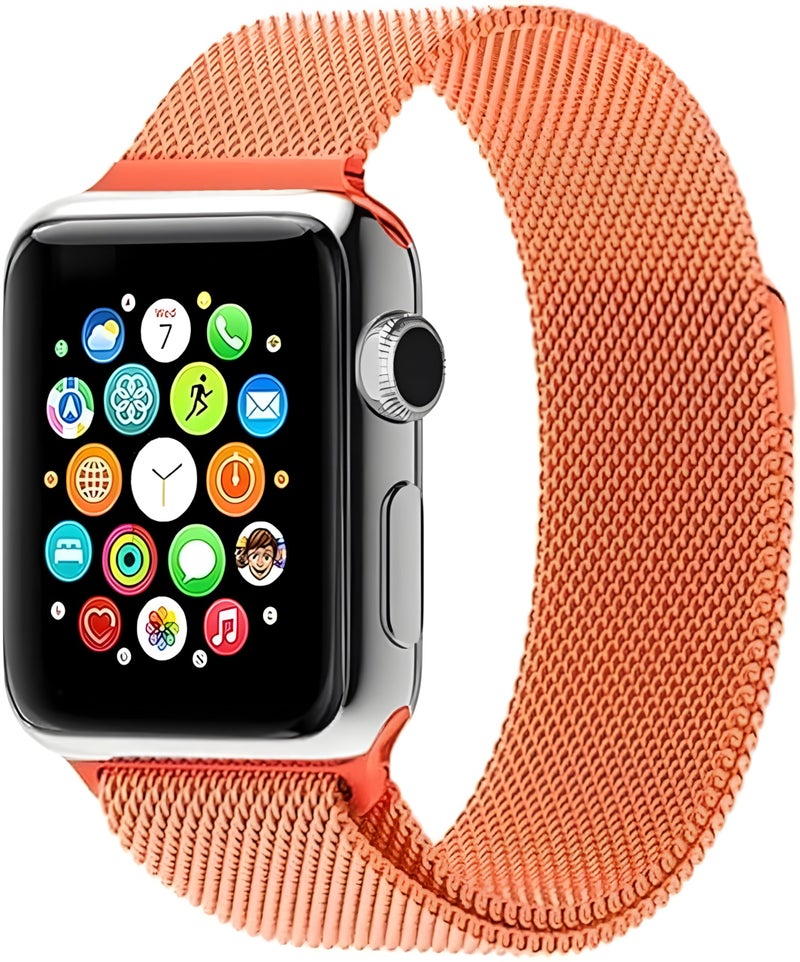 Next Store Stainless Steel Mesh Magnetic Strap Compatible with Apple Watch Ultra/Series 7/8/SE/6/5/4/3/2/1, 42–49mm – Men Women - Image 1