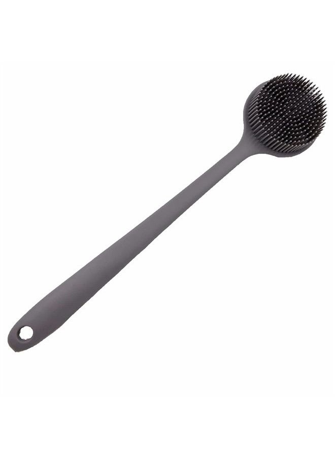 CINLITEK Silicone Body Scrubber, Long Handle Back Scrubber for Shower, Silicone Body Brush Shower Scrubber for Body, Shower Srush Back Brush Body Exfoliator  - Image 1