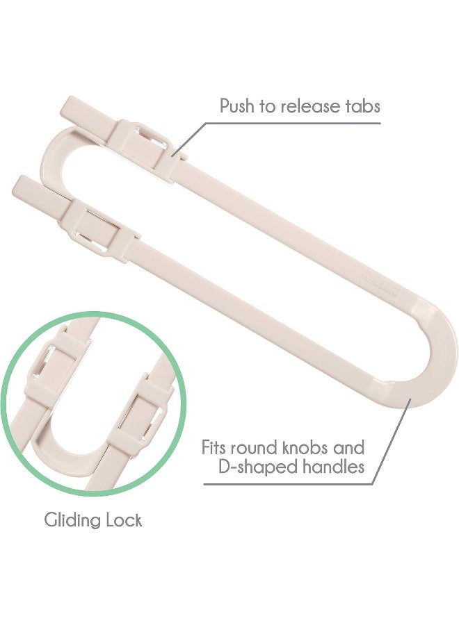 Little Chicks Cabinet Baby Safety Glide Lock - Latches for Knobs and D Shaped Handles - 3 Pack - Model CK026 - Image 4