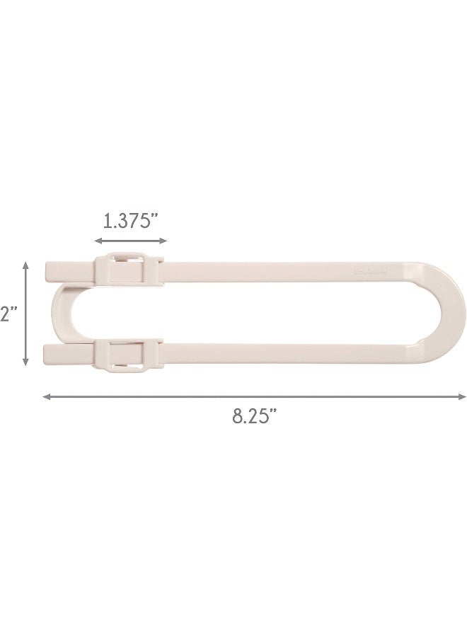 Little Chicks Cabinet Baby Safety Glide Lock - Latches for Knobs and D Shaped Handles - 3 Pack - Model CK026 - Image 3