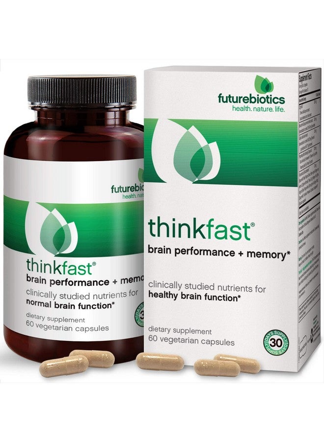 Futurebiotics ThinkFast, Brain Performance and Memory, 60 Vegetarian Capsules - Image 1