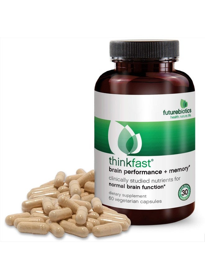 Futurebiotics ThinkFast, Brain Performance and Memory, 60 Vegetarian Capsules - Image 3